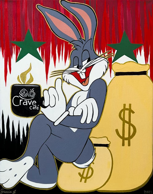 Money Bunny | Crave Cafe Custom by Grecia J - 2023