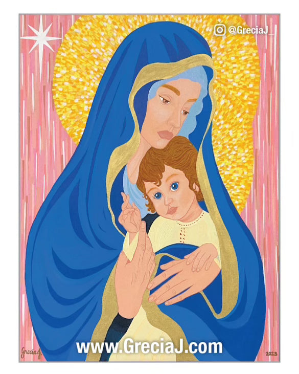 Sticker | The Virgin Mary & Baby Jesus